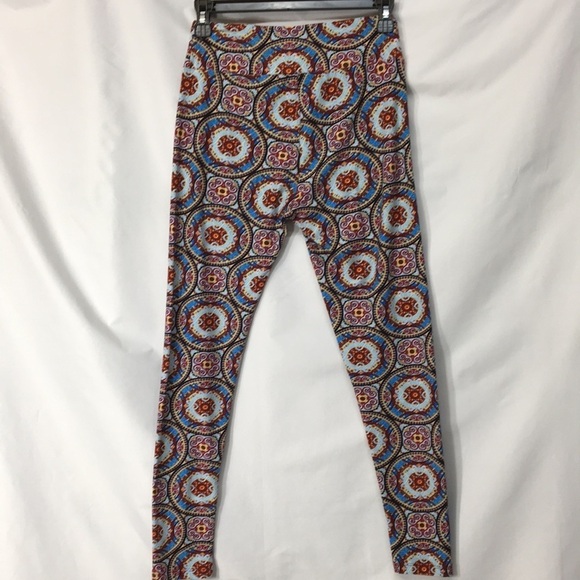 LulaRoe Women’s Abstract Design Leggings One Size Like-NEW - Picture 4 of 4